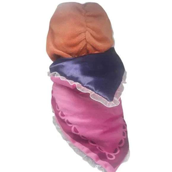 Disney Babies "Anna" Frozen Plush Stuffed Doll Toy with Blanket 12" - Picture 4 of 4